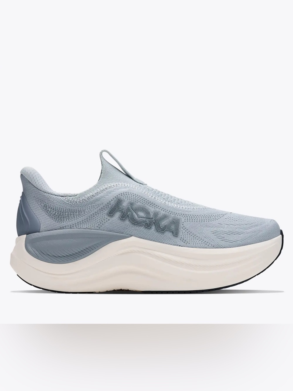 HOKA Women’s Skyward Laceless Recovery Shoes Mineral Blue / Washed Blue